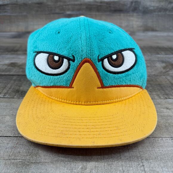 Disney Phineas and Ferb “Where’s Perry?” Plush Adjustable Baseball Cap Hat - Picture 1 of 10